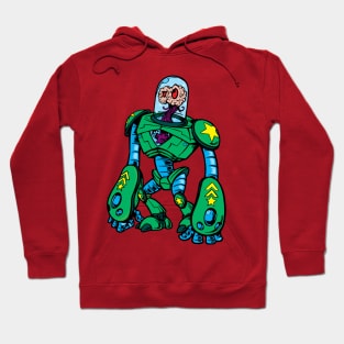 Brain Alien Robot Hoodie